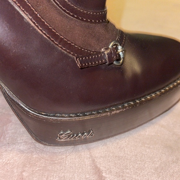 ✨Host Pick ✨ Gucci Leather Platform Booties Size 8.5 - Picture 8 of 11